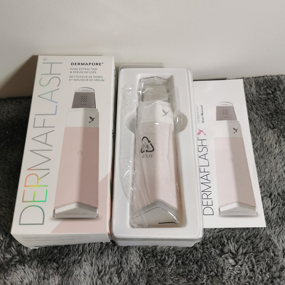 Dermaflash Dermapore Pore Extractor & Serum Infuser - Pink